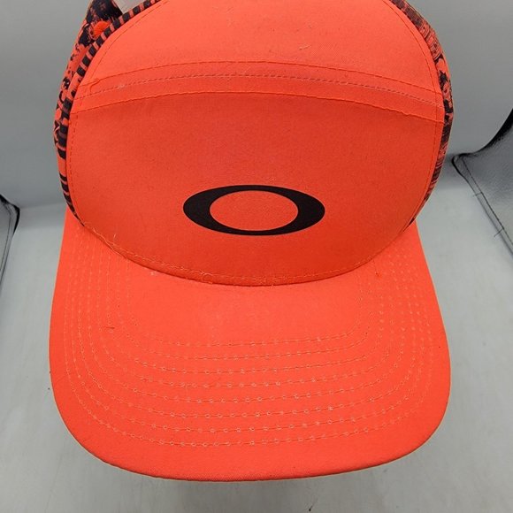 Oakley Shade Me Adjustable Hat Orange Athletic Adjustable Lightweight Casual - Picture 5 of 11